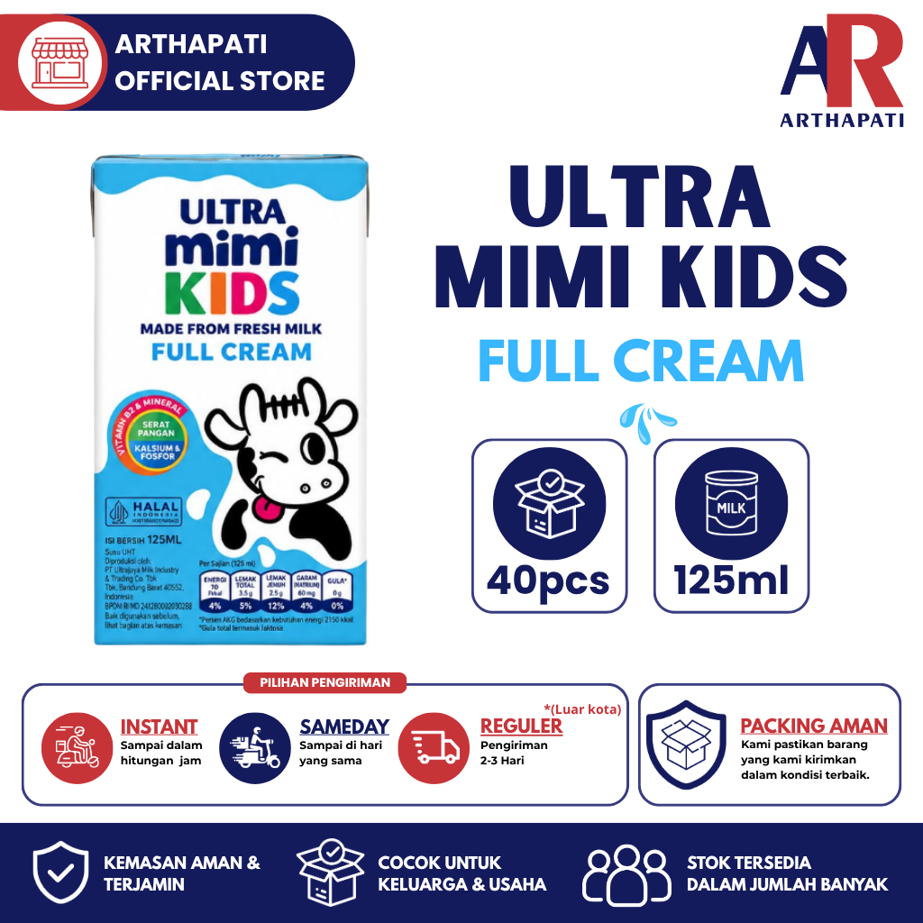 Ultra Milk UHT Full Cream 125 ml